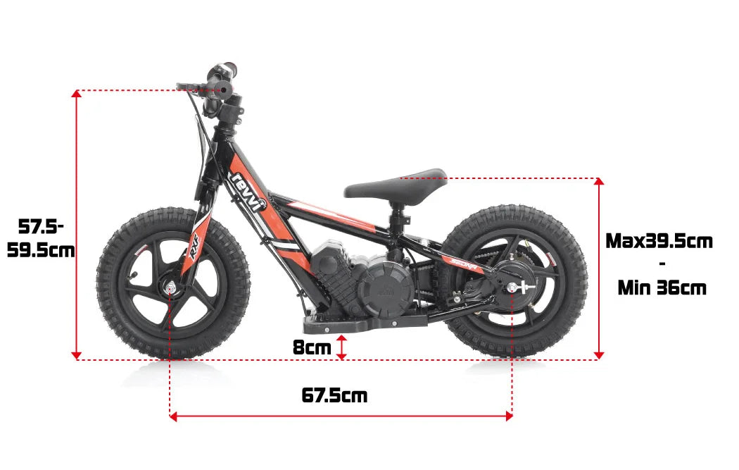 Revvi 12" Kid's Electric Balance Bike