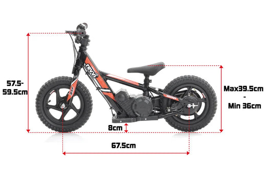Revvi 12" Kid's Electric Balance Bike